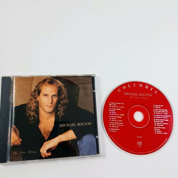 Michael Bolton The One Thing CD  -90s *MINOR WEAR - Picture 10 of 12
